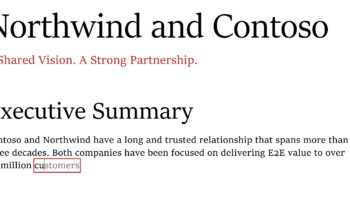 TPs in Word and Outlook