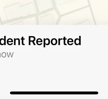 accident reported ios 14 5
