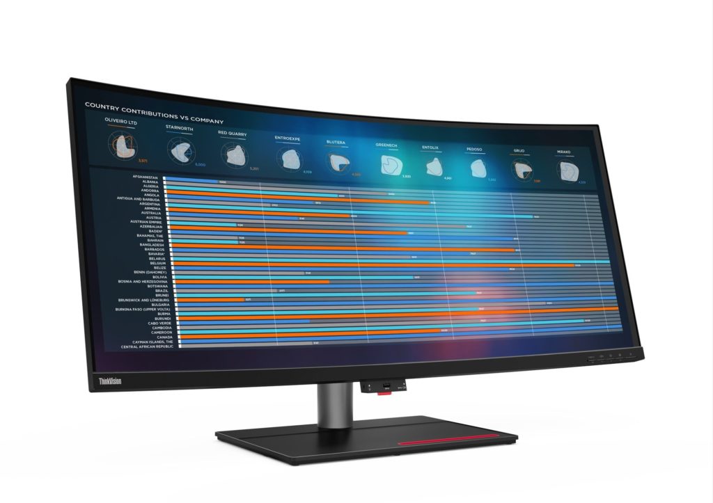 Lenovo lance le ThinkVision P40w, le premier moniteur Thunderbolt 4 au monde 57 lenovo thinkvision p40w hero fro