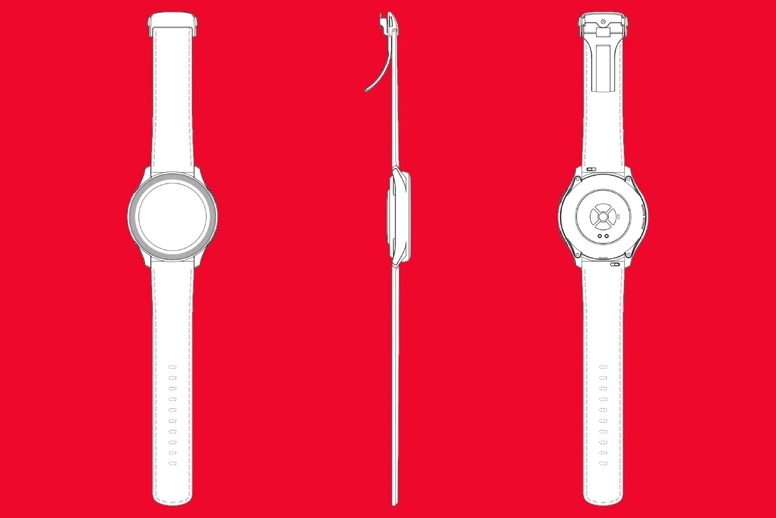 Cela pourrait être la mystérieux rivale de l'Apple Watch de OnePlus 49 oneplus watch croquis 1