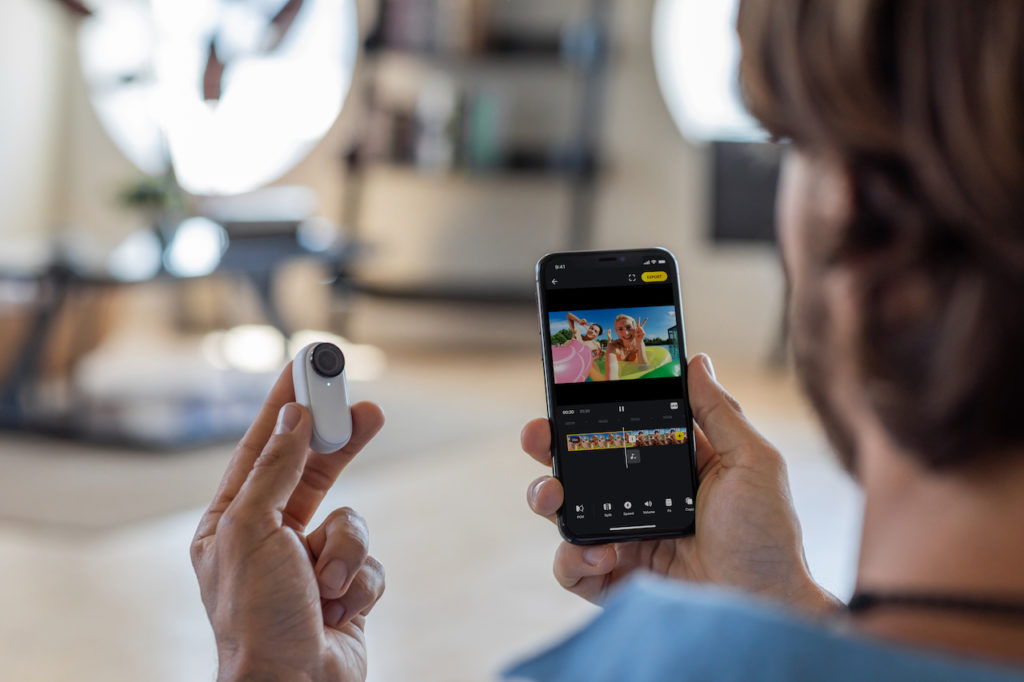 Insta360 GO 2 : une mini caméra d'action quasiment invisible à 320 € 55 Editing Preview EN