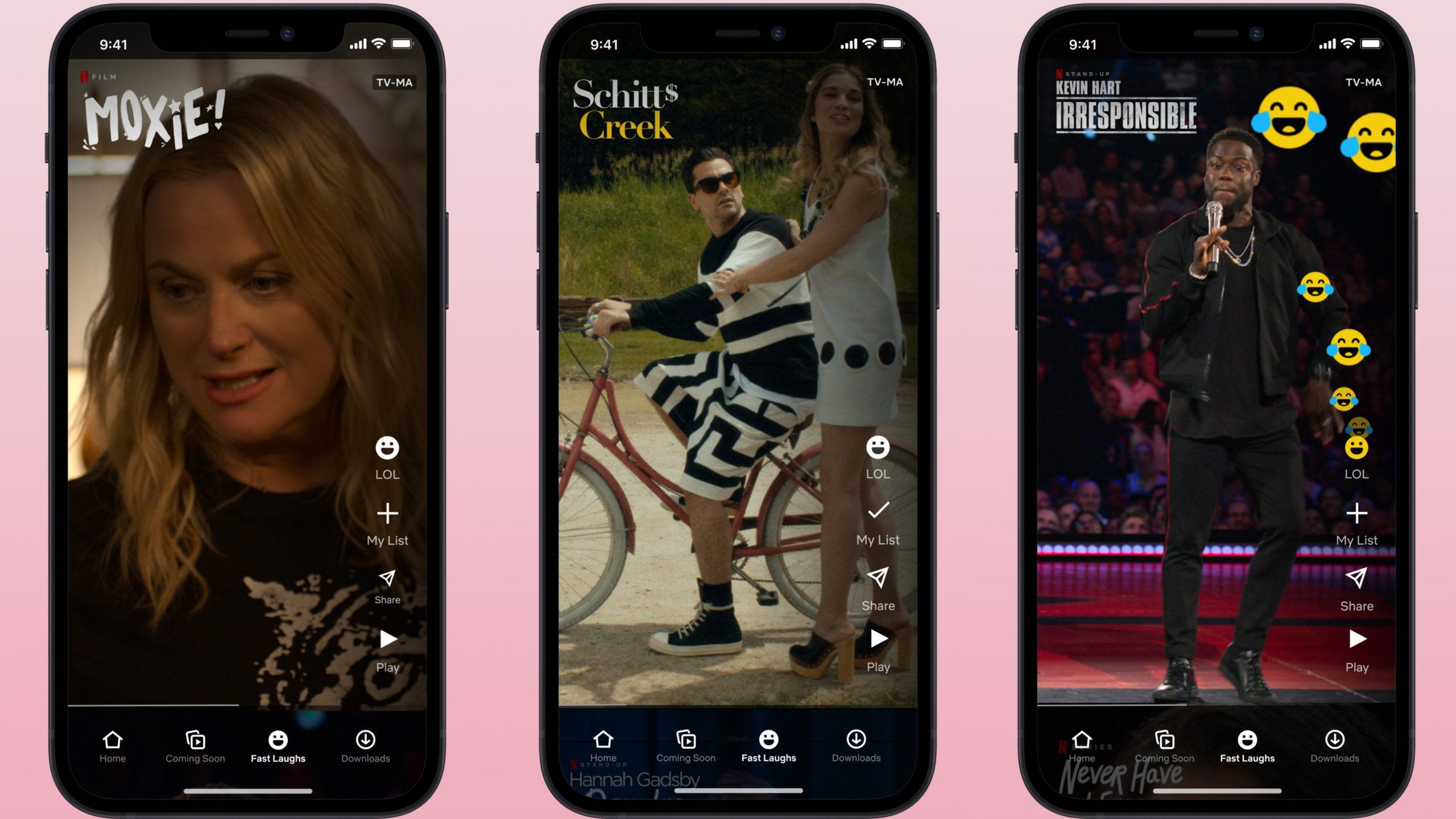 Netflix va proposer un flux de vidéos comiques qui ressemble à TikTok