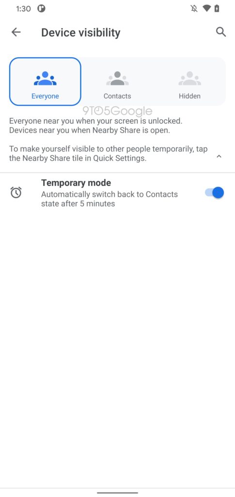 La fonction « Partage à proximité » sur Android pourrait prendre en charge les transferts multi-utilisateurs 52 Screenshot 20210315 133029