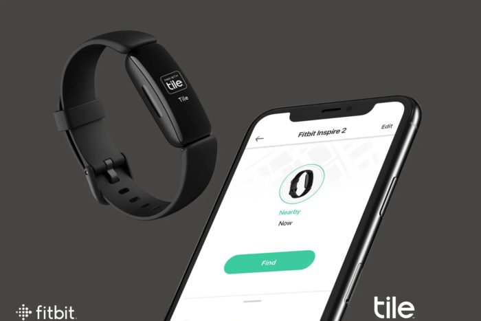 Fitbit ajoute la fonction de suivi Tile à son bracelet Inspire 2