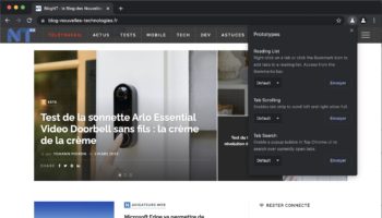 google chrome simplifie tests fonctionnalites experimentales