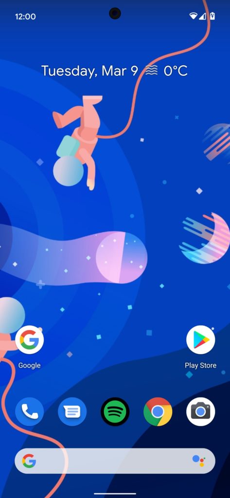 google pixel 6 hole punch mockup