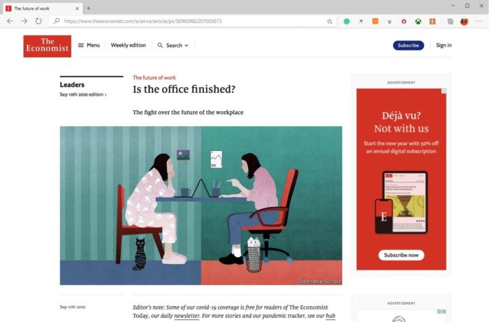 Microsoft Edge obtient officiellement un menu d’extensions