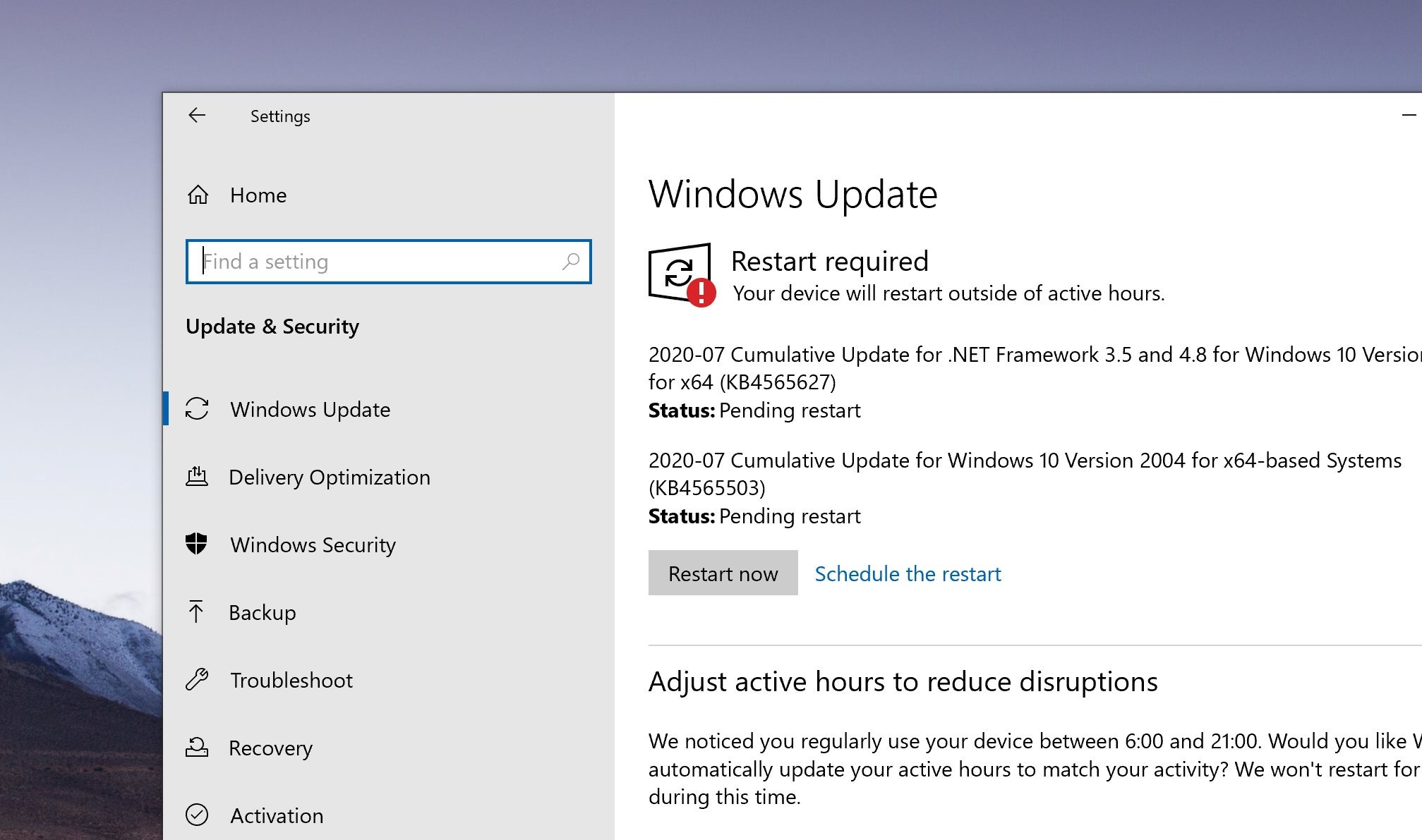 windows 10 cumulative update kb4