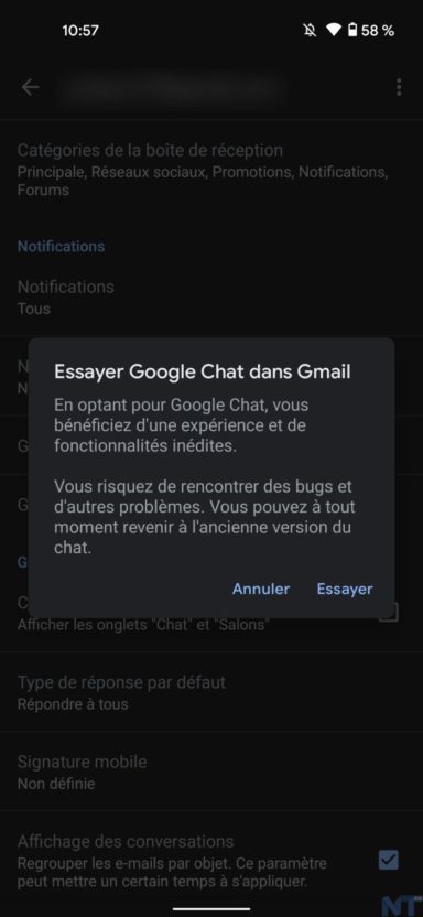 Gmail Google Chat 5