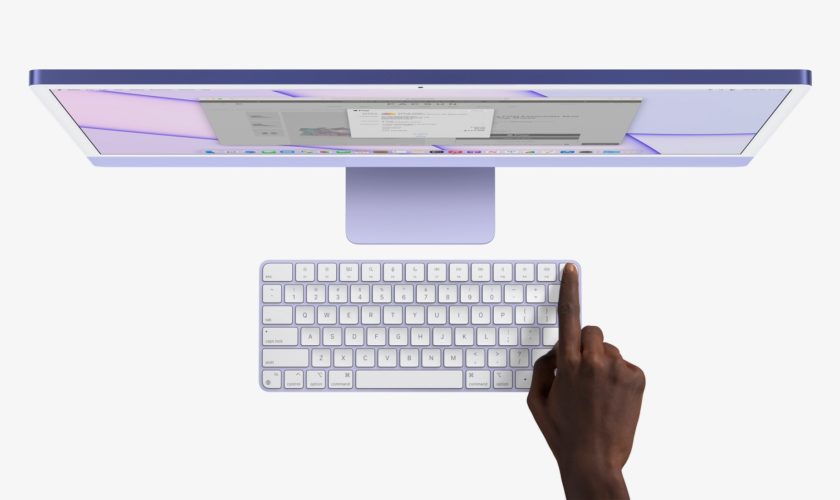 Le Magic Keyboard 2021 d'Apple intègre le Touch ID 81 apple new imac spring21 pt purpl