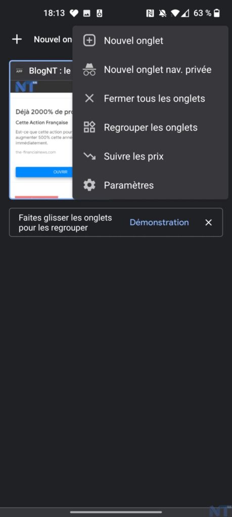 Google Chrome dispose d'un outil de suivi des prix sur Android 48 google chrome dispose outil suivi prix sur android 2