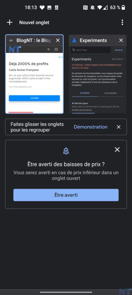 Google Chrome dispose d'un outil de suivi des prix sur Android 47 google chrome dispose outil suivi prix sur android 3
