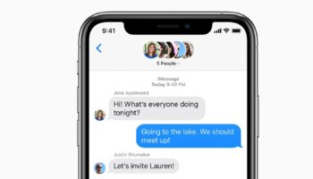 ios13 iphone xs messages group m