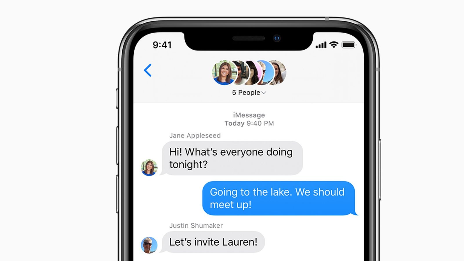 ios13 iphone xs messages group m
