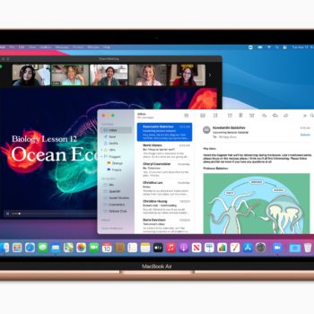 Apple new macbookair gold bigsur