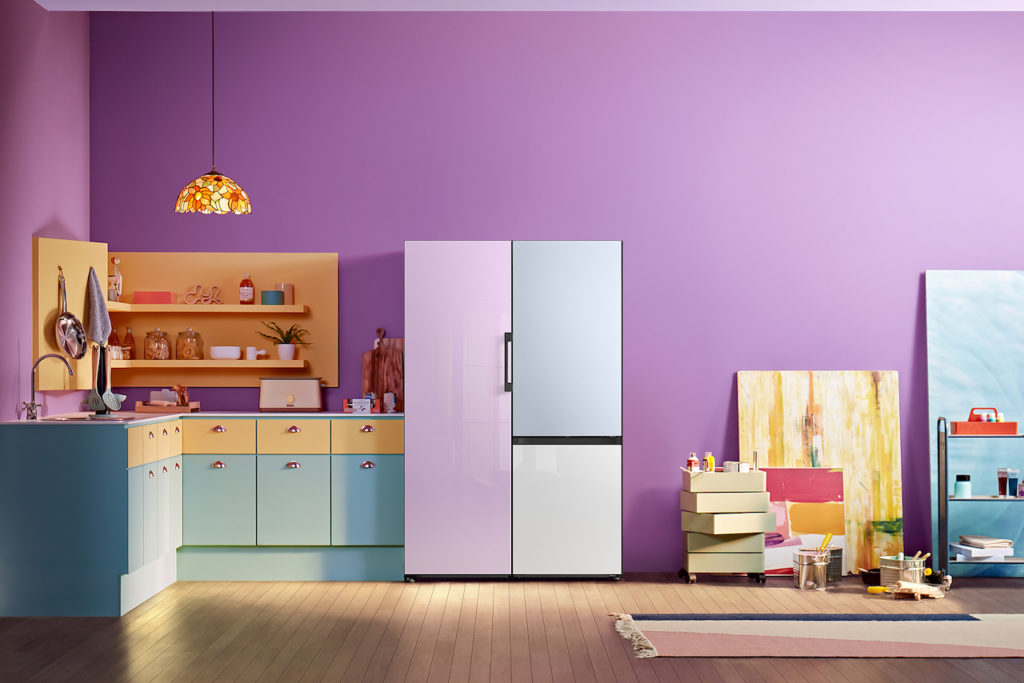 Tout ce que Samsung a annoncé lors de son événement « Bespoke » 64 Bespoke KV 1 1 Glam Lavender Satin Sky blue Clean White