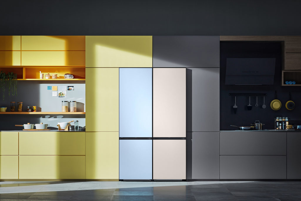 Tout ce que Samsung a annoncé lors de son événement « Bespoke » 67 Bespoke KV 13 Satin Sky blue Satin Beige