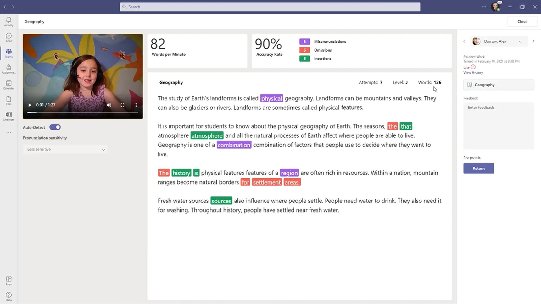 Microsoft Teams veut favoriser l’apprentissage de la lecture avec « Reading Progress » 