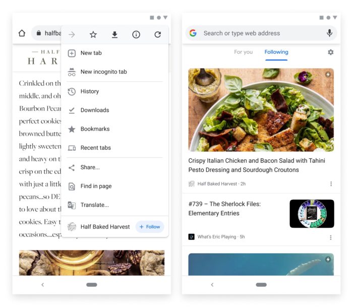 Google intègre une fonction expérimentale de suivi des flux RSS dans Chrome pour Android