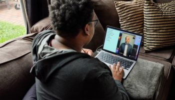 apple african american male teac