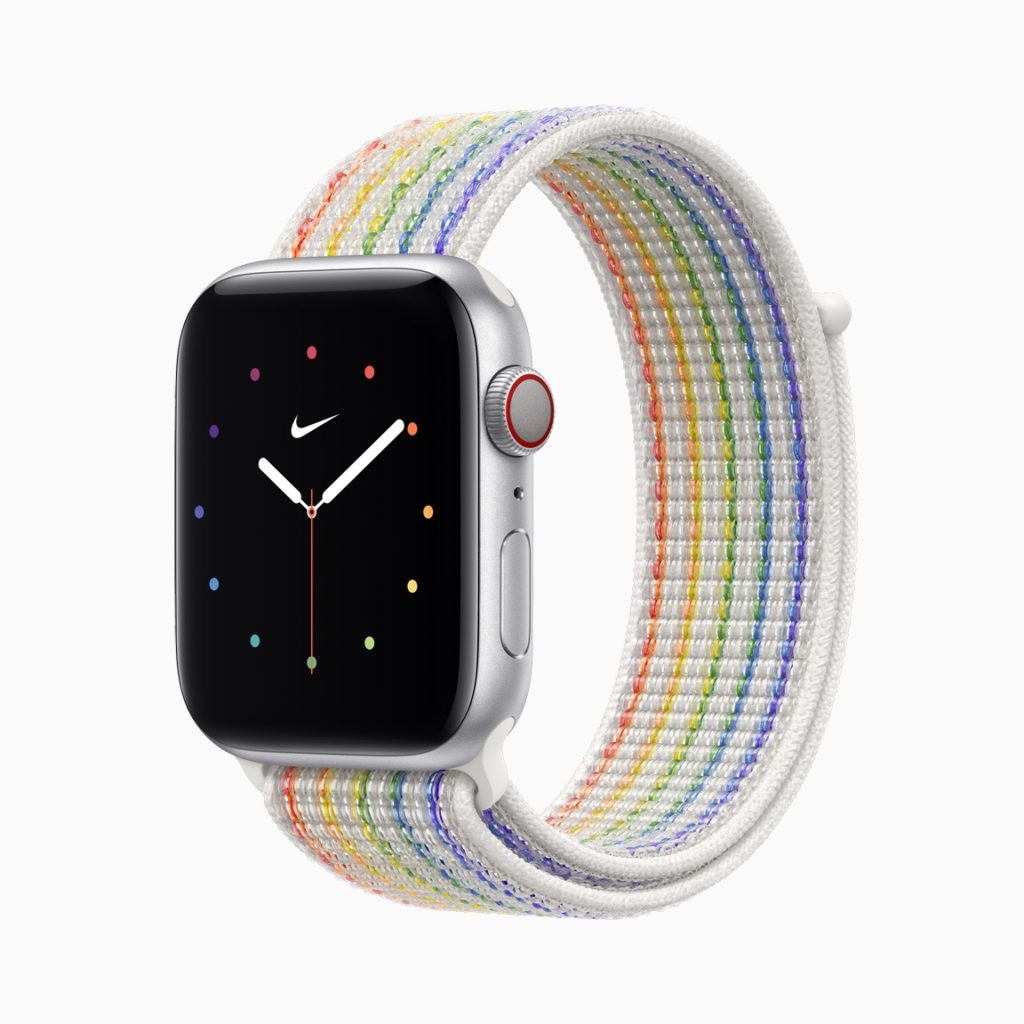 Apple dévoile deux nouveaux bracelets et un nouveau cadran pour l'Apple Watch Pride 46 apple pride2021 watch series6 ni