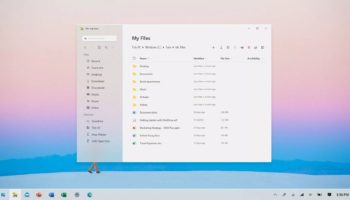 fluent design windows 10 concept