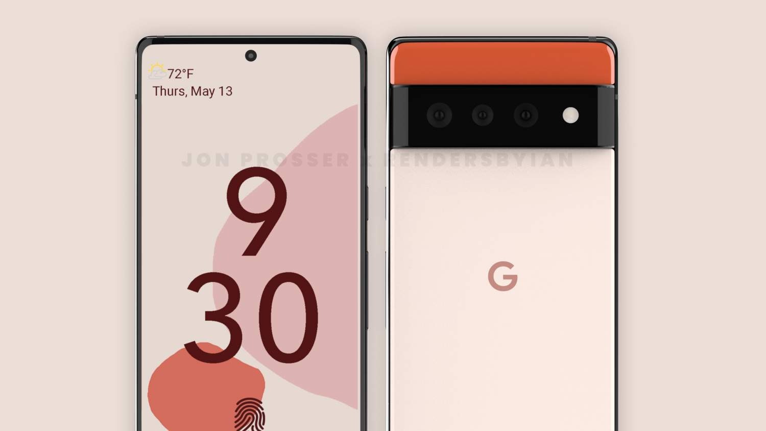 pixel 6 pro front back