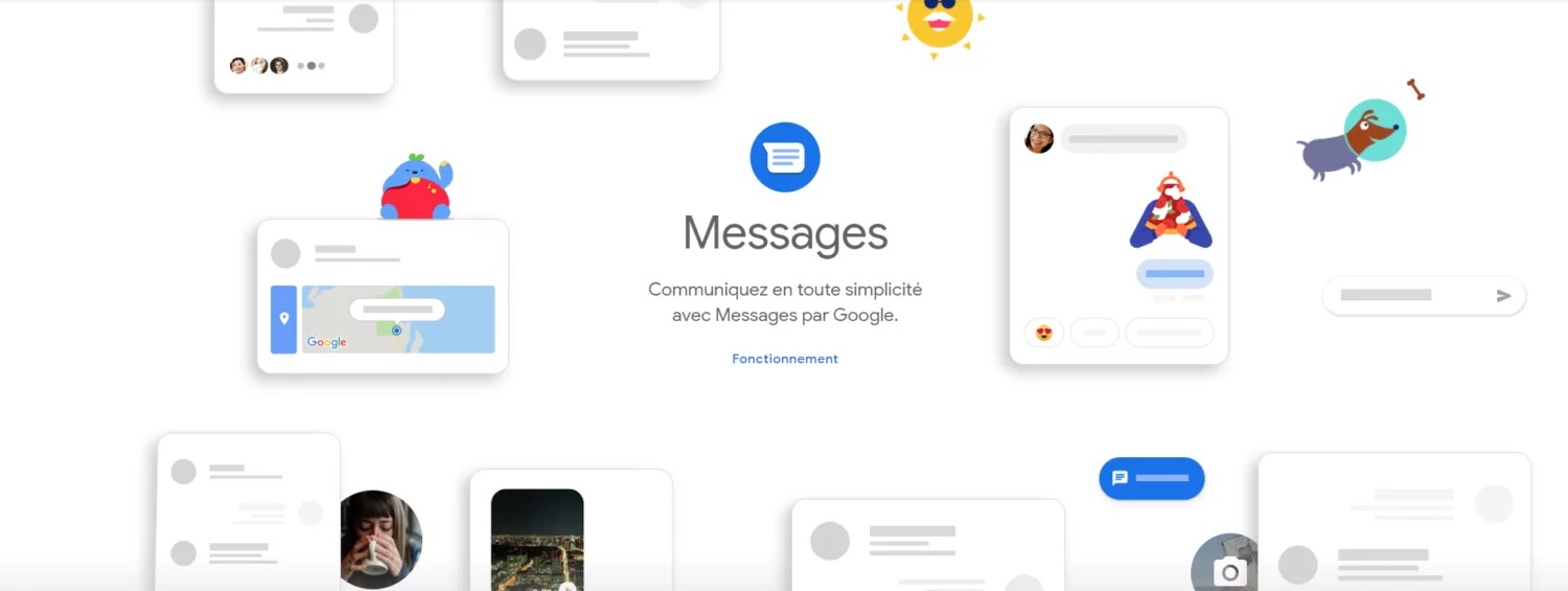 Google Messages fonctionnement s