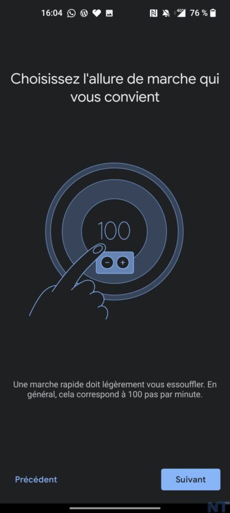 Google Fit sur Android déploie un nouveau mode d’activité « Marche rythmée » 52 Screenshot 20210605 160442 resultat
