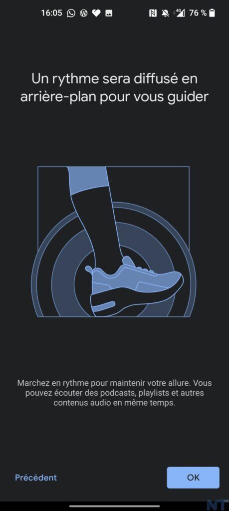Google Fit sur Android déploie un nouveau mode d’activité « Marche rythmée » 53 Screenshot 20210605 160507 resultat
