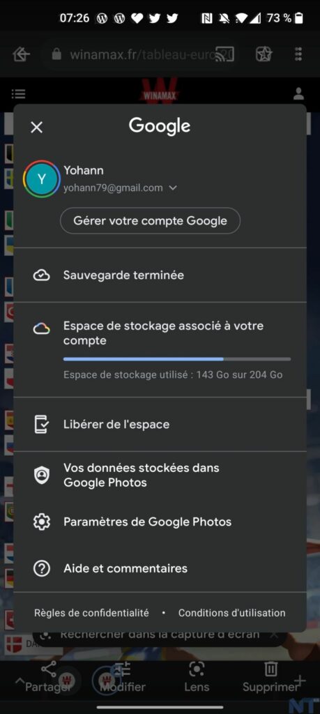 Comment gérer et libérer l'espace de stockage de Google Photos ? 55 Screenshot 20210606 072606 resultat
