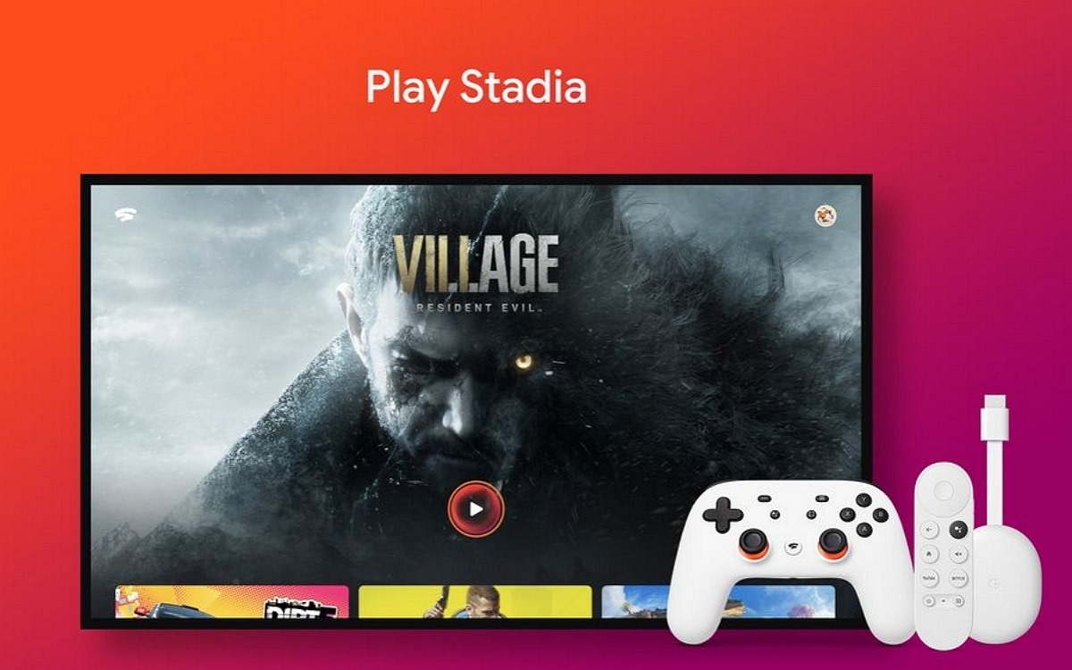 Stadia sur Chromecast avec Googl