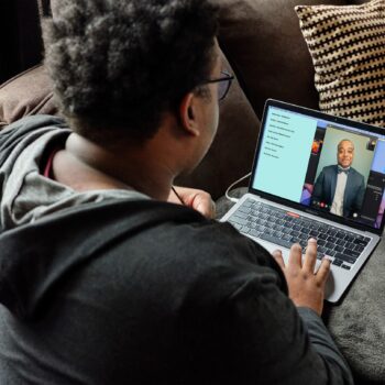 apple african american male teac