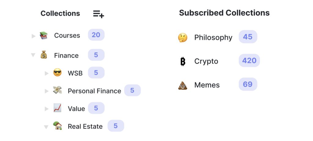 Dewey, une extension Chrome qui vous aide à mieux organiser vos signets sur Twitter 47 folders