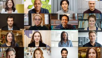 tiled layout 16 participants 840