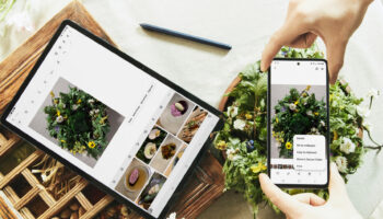 006 lidgerwood with galaxy tabs7 plus and galaxya52