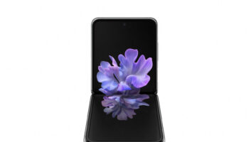 012 galaxyzflip5g mystic gray front table top