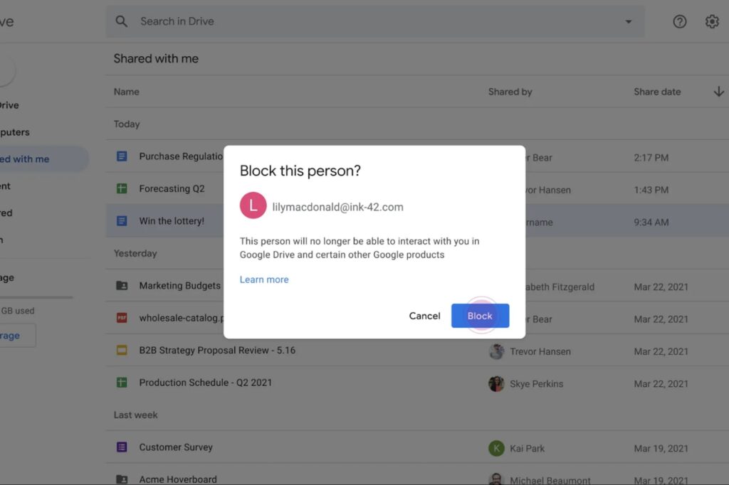 Blog user google drive.0