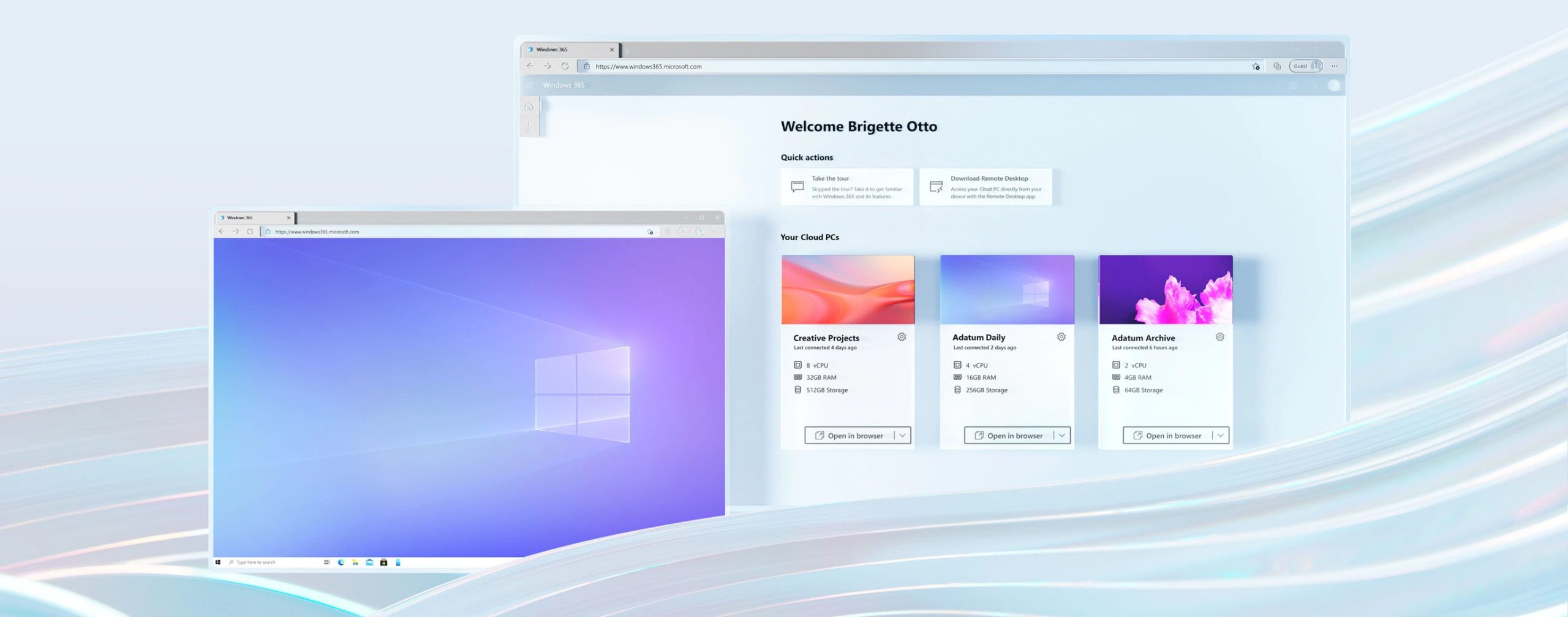 Microsoft annonce Windows 365 : un PC de bureau dans le cloud