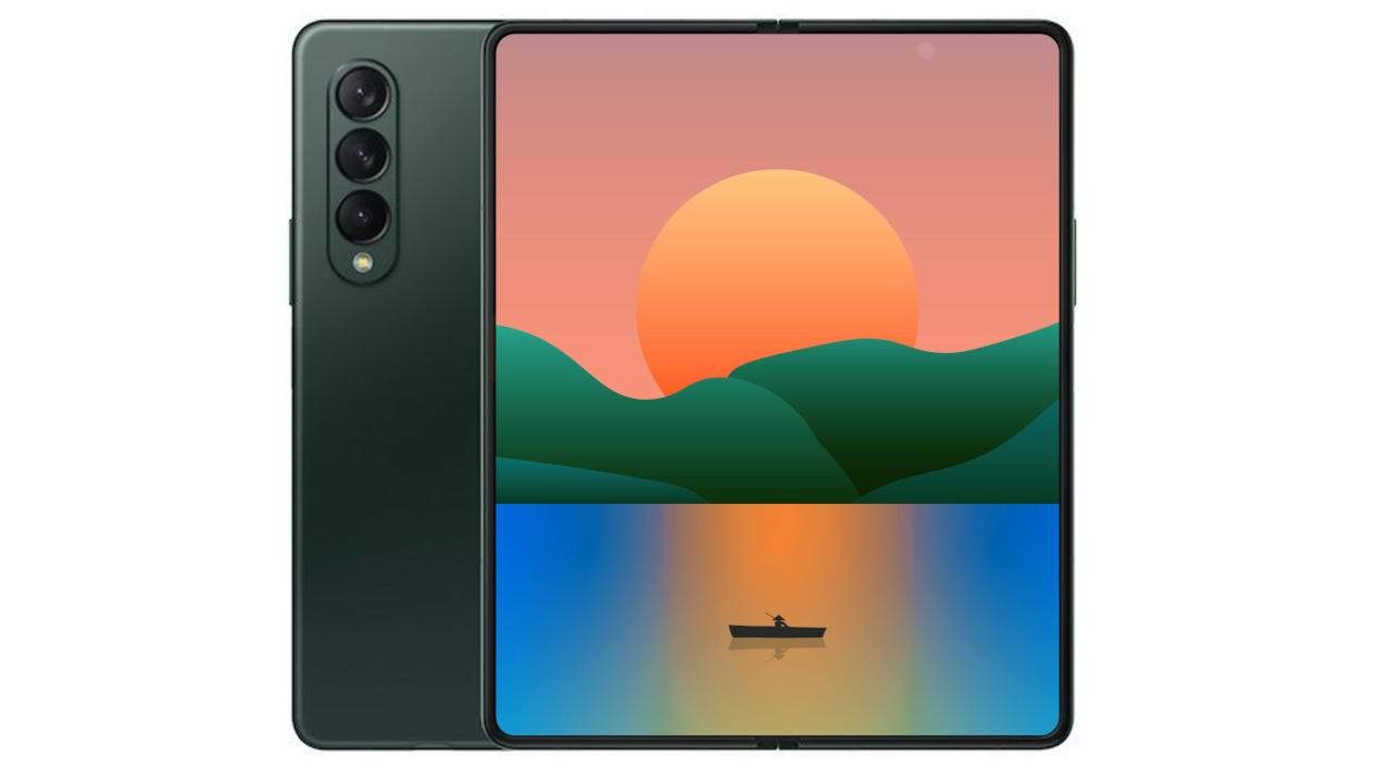 galaxy z fold 3 render udc