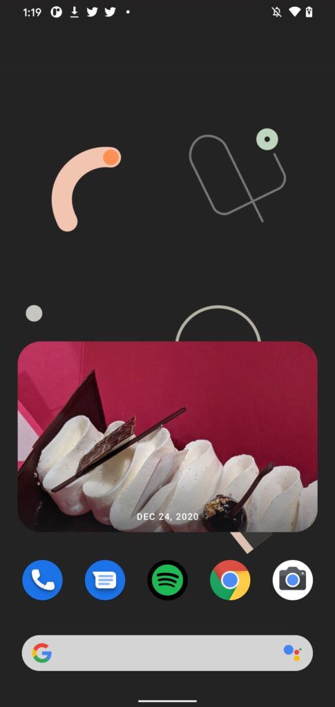 google photos android widget 2