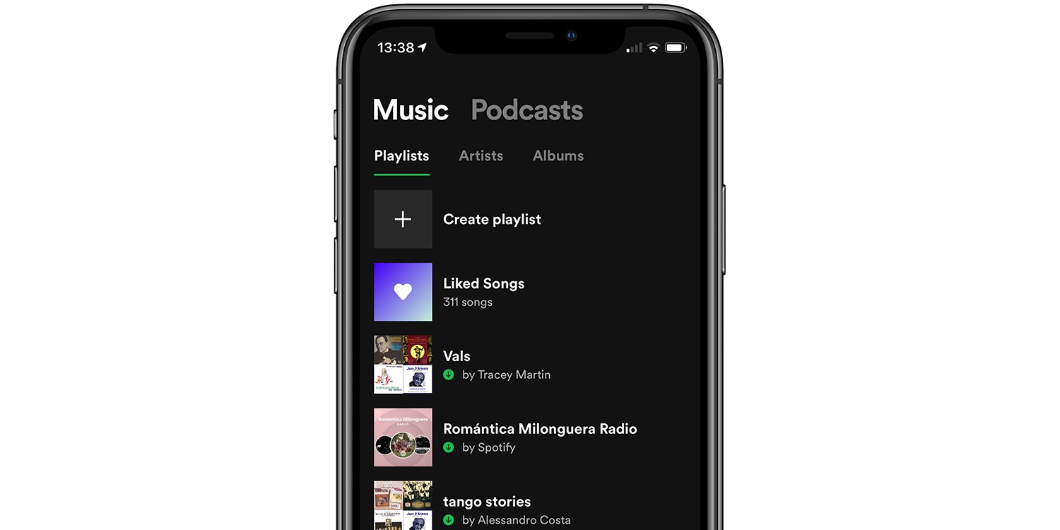 iOS Android Spotify apps