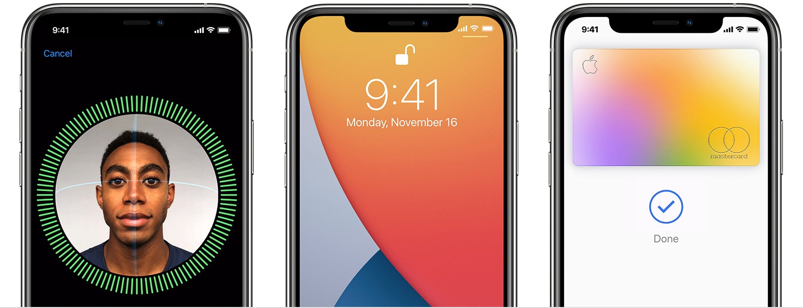 ios14 iphone11 pro face id hero