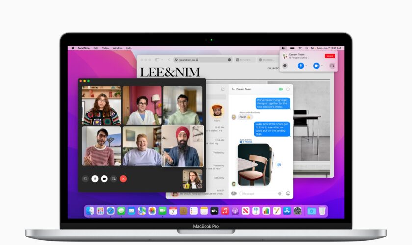 Le MacBook Pro 14 pourrait être vendu à un prix plus élevé l'actuel MacBook Pro de 13 pouces 95 Apple macos monterey facetime me 1