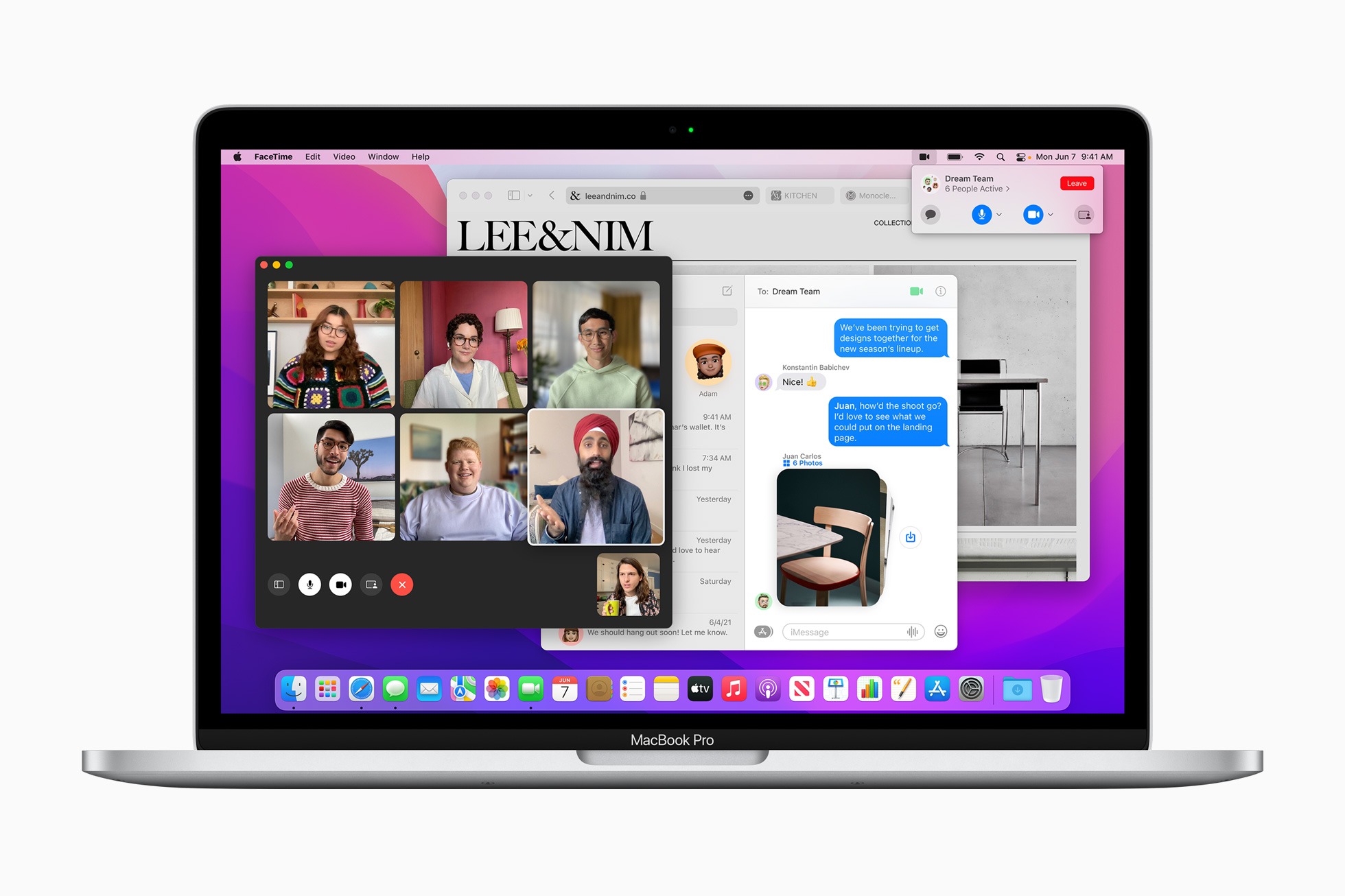 Apple macos monterey facetime me 1