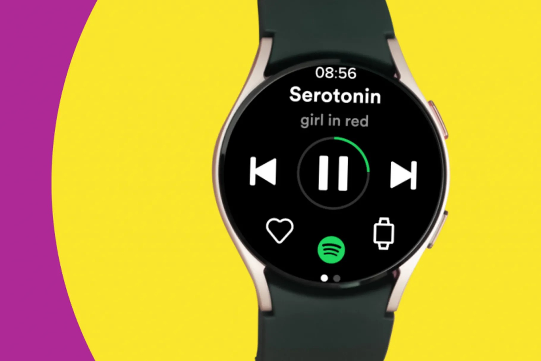 smartwatch music spotify