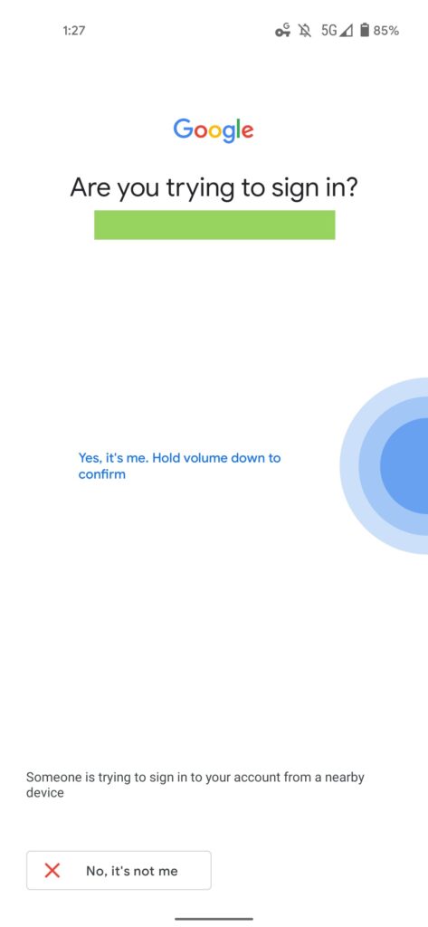 Google transforme Chrome pour Android en une clé de sécurité 2FA 52 google account phone security ke