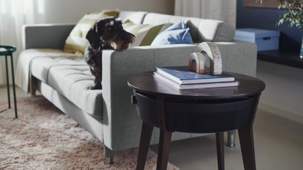 IKEA lance une table d'appoint qui cache un purificateur d'air connecté 61 ikea starkvind air purifier 5