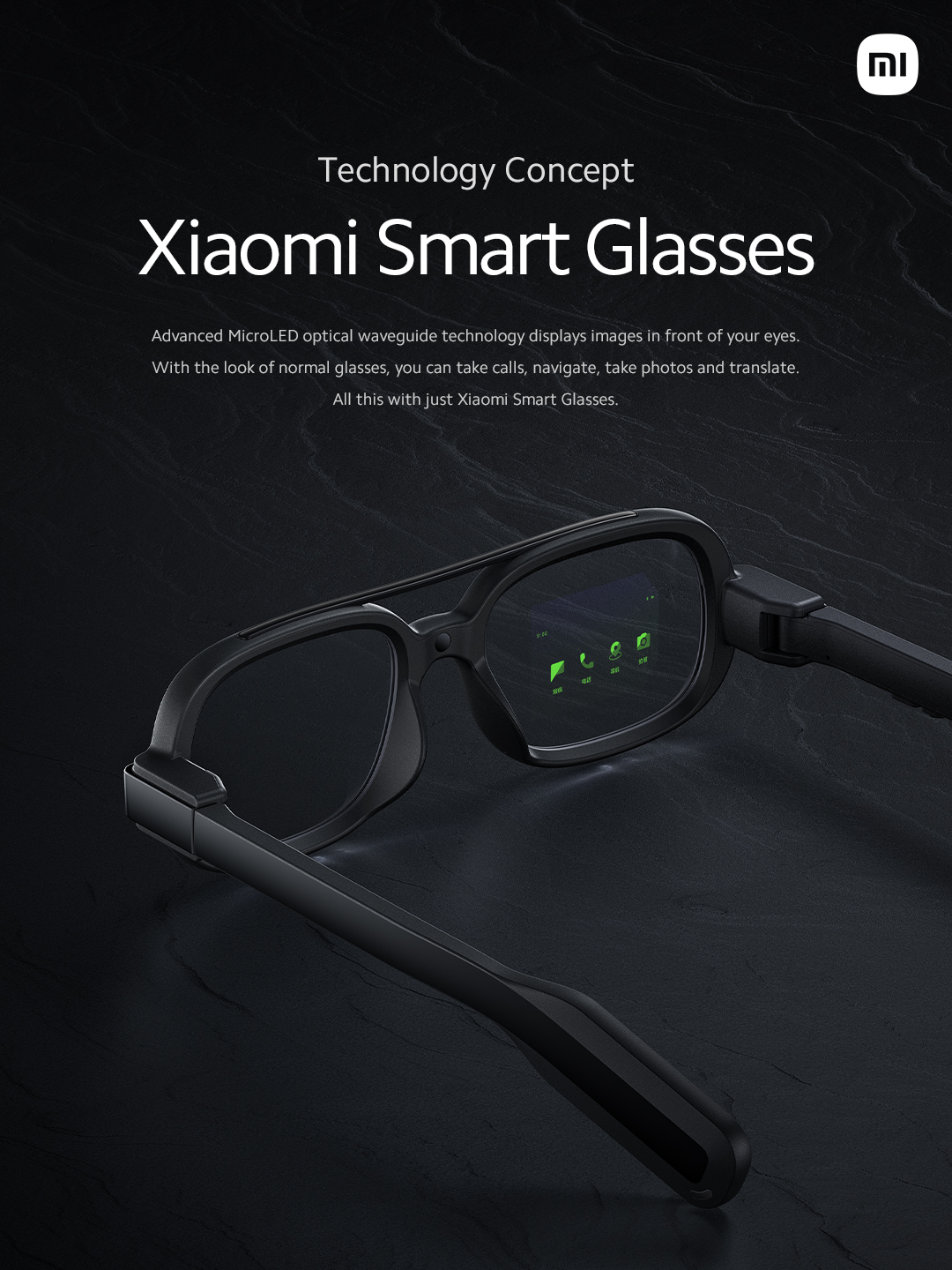 Xiaomi dévoile des lunettes connectées qui pourraient remplacer le smartphone