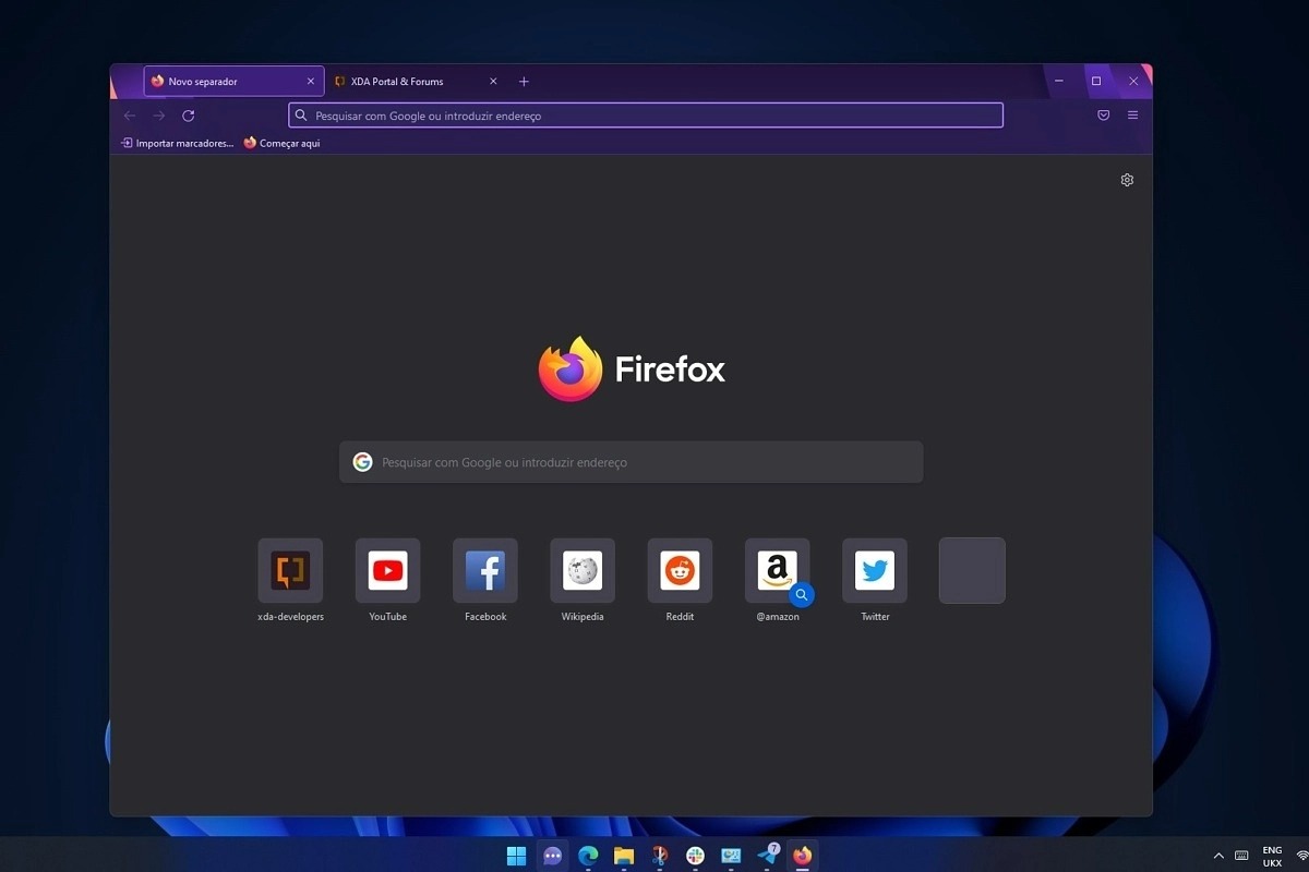 Firefox 93 on Windows 11